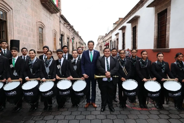Devela Alfonso Martínez Programa de Fiestas Patrias 2025 en Morelia 